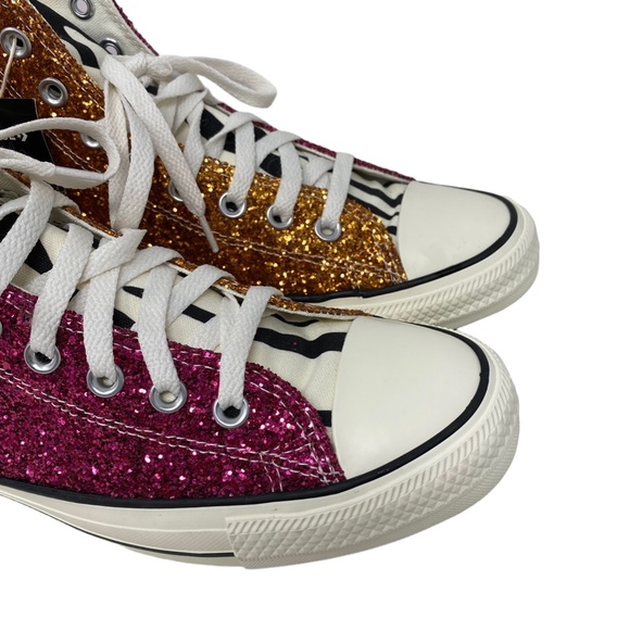 Converse Chuck Taylor High Synthetic Multi Women Sneakers Custom 173144C-PORWHT - Picture 6 of 11